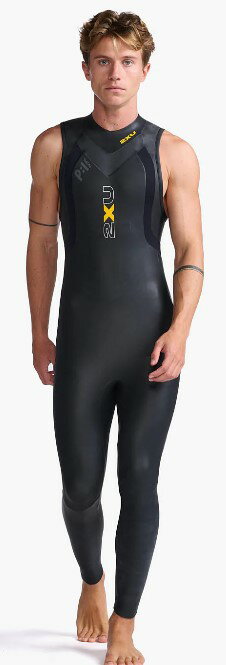 2XUʥġॺ桼 MW4992C-BLK/AMB-S 2XU  ȥ饤ѥåȥP:1 ץڥ륹꡼֥쥹BLK/AMBS 2XU Propel:1 Sleeveless Wetsuit