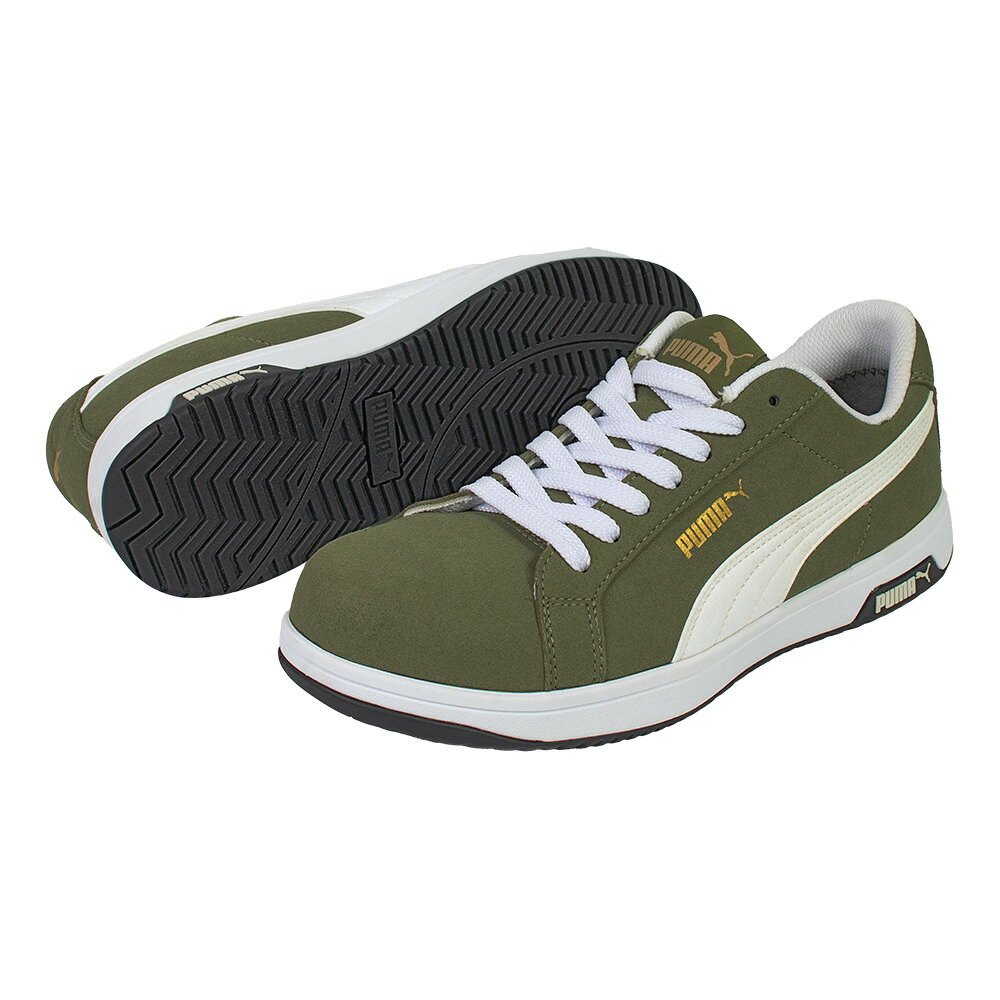 プーマ HERITAGE ICONIC オリーブ LOW 26.0cm 静電気帯電防止 64.201.0-OLI-26.0 PUMA SAFETY