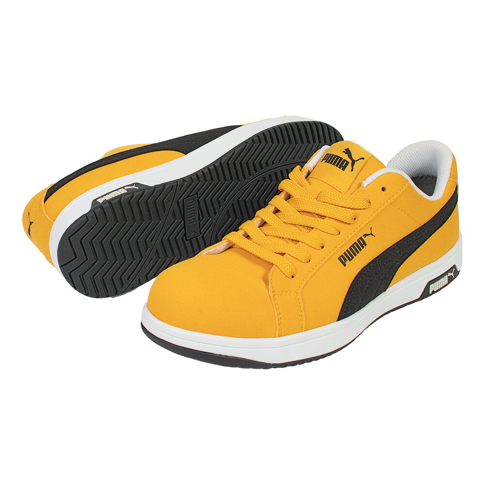 プーマ HERITAGE ICONIC イエロー LOW 25.0cm 静電気帯電防止 64.200.0-YEL-25.0 PUMA SAFETY
