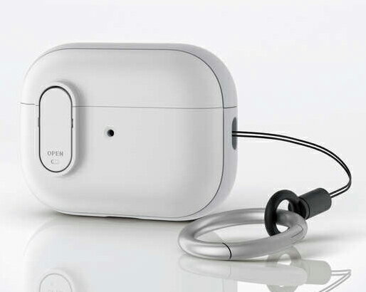 エレコム AirPods Pro(第2世代)用TOUGH SLIM Lockケース(ホワイト) AVA-AP4TSLWH ELECOM