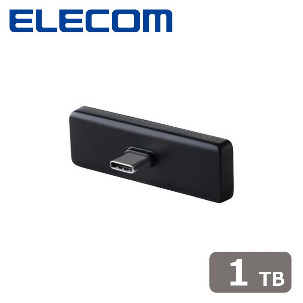 エレコム｜ELECOM 外付け SSD 1TB 超小型 直挿し USB 3.2 Gen2x2 20Gbps 最大2000MB/sUSB-C機器対応 ProRes保存 高速データ転送（グレー） 【iPhone iPad MacBook Windows Android】 ESD-EPC1000GGY