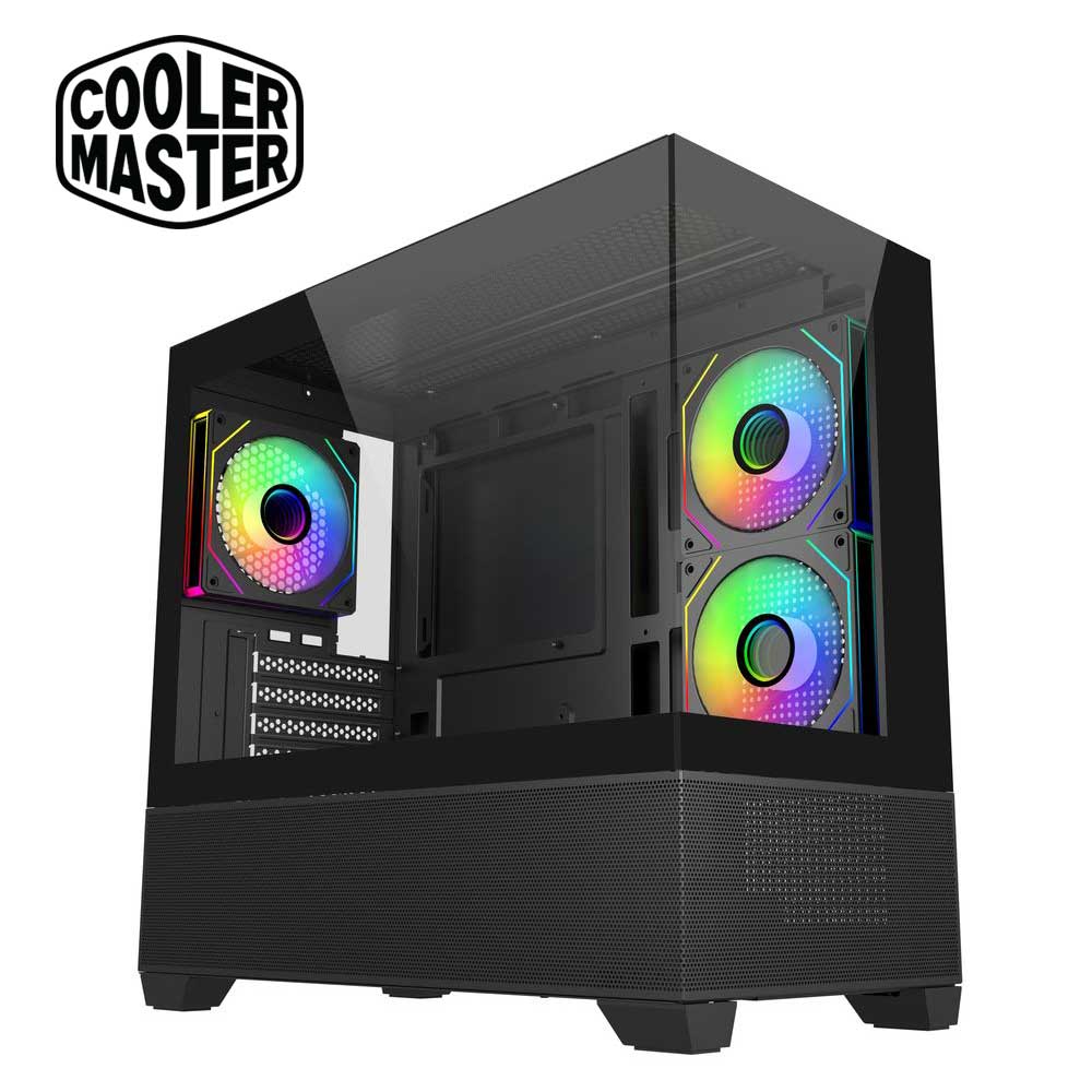Cooler Master�å����顼�ޥ����� Micro-ATX��Mini-ITX�б� �ߥ˥����PC������ Elite 490�ʥ֥�å��� E490-KHN...