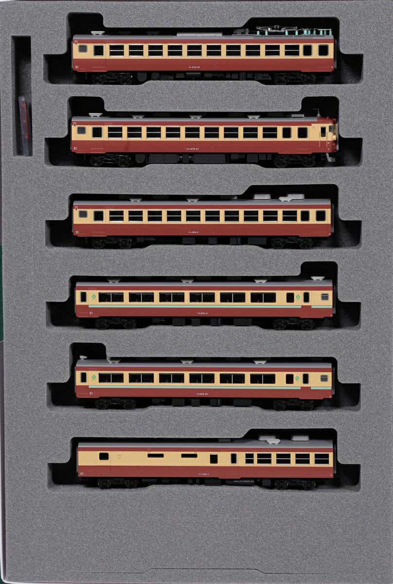 ［鉄道模型］カトー (Nゲージ) 10-1635 475系 急行「立山・ゆのくに」 6両増結セット