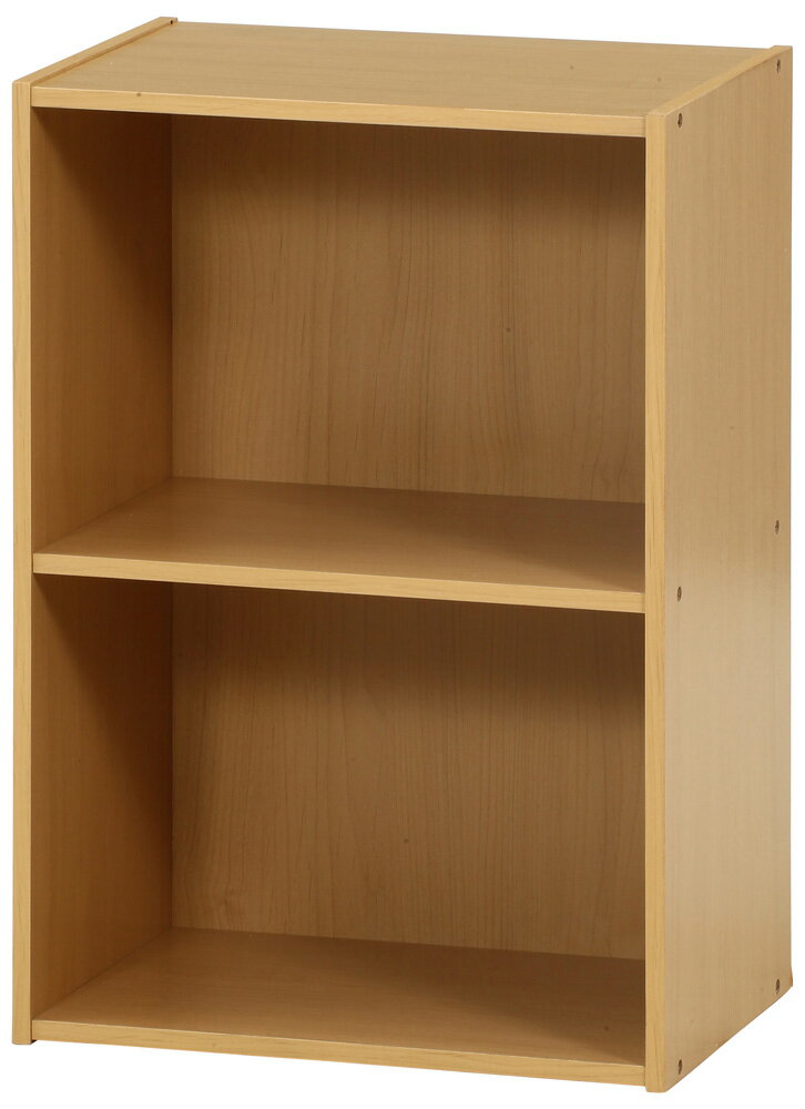 不二貿易 カラーボックス 2段（ナチュラル） 43850 [43850フジボウエキ]