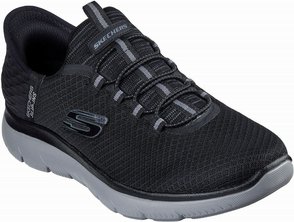 SKECHERS - スケッチャーズ メンズ スケッチャーズ スリップインズ サミッツ - ハイ レンジ（ブラック×チャコール・サイズ：27.0cm） SKC-232457-BKCC-27.0 SKECHERS