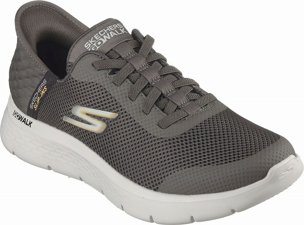 スケッチャーズ メンズ GO WALK FLEX-HANDS UP（ブラウン・サイズ：26.5cm） 216324WW-BRN-26.5 SKECHERS