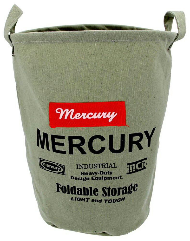 Buckets - MERCURY(マーキュリー) キャンバスバケツ（グレー・サイズ：M） BF011361-1A-2C [BF0113611A2C]