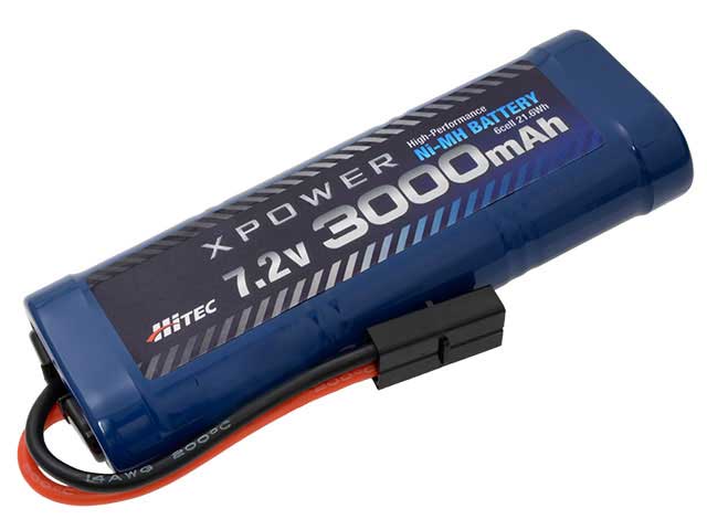 ハイテックマルチプレックスジャパン XPOWER Ni-MH 7.2V 3000mAh タミヤタイプコネクター ラジコン用