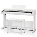 カワイ 電子ピアノ(エンボスホワイト仕上げ)【固定椅子&ヘッドホン付き】【WEB限定商品】 CX102-W KAWAI CXシリーズ