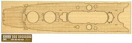 フジミ 1/700 艦NEXTシリーズ No.12 EX-101 日本海軍戦艦 武蔵 (改装前) 純正木甲板シール(w/艦名プレート)【艦NX-12EX-101】 プラモデル