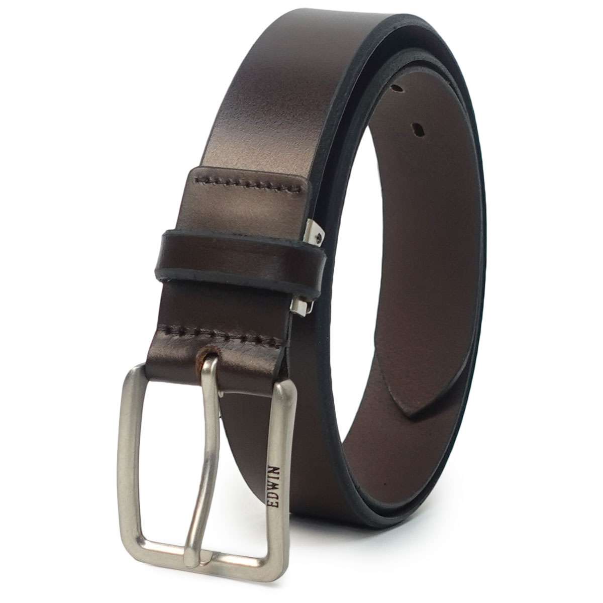 EDWIN 0111126 35mm 深面取ベルト（ダークブラウン(チョコ)） 22269284-DBRN エドウィン
