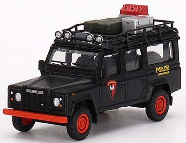 MINI－GT 1/64 ランドローバー ディフェンダー 110 インドネシア国家警察機動旅団(右ハンドル)インドネシア限定 ミニカー