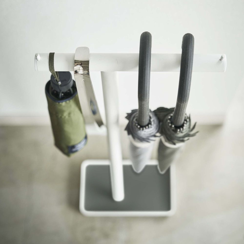 山崎実業 ハンギングかさたて スマート (ホワイト) 04896(ヤマジツ) [04896ヤマジツ]