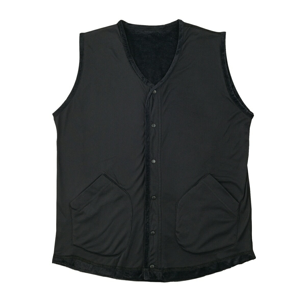 ボディタフネス フライウォーム リバーシブルスナップベスト(ブラック 3Lサイズ) JW-282-3L