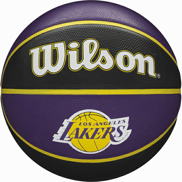 Wilson（ウィルソン） NBA TEAM TRIBUTE バスケットボール（ラバー） LA LAKERS 7号球（パープル） WIL-B1300XBLAL