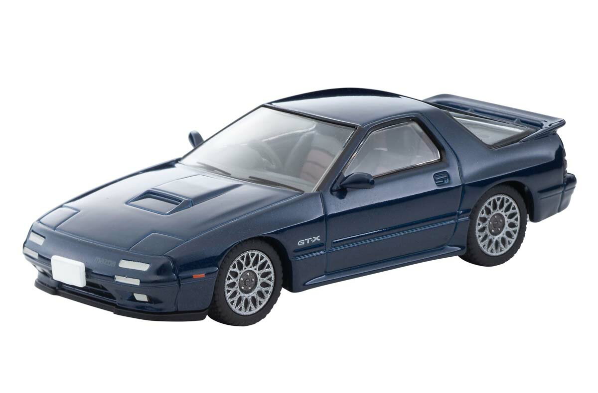 トミーテック 1/64 LV-N192g マツダ サバンナRX-7 GT-X （紺） 90年式【324966】 ミニカー