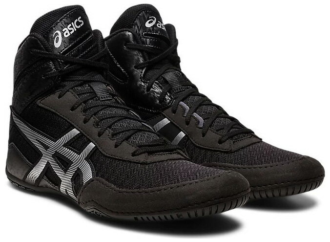 アシックス メンズ レスリングシューズ MATCONTROL 3（BLACK/PURE SILVER・サイズ：24.5cm） 1081A053-001-24.5 asics