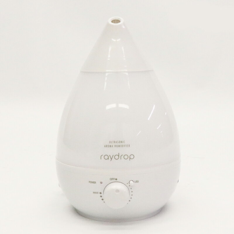 ヒロコーポレーション 超音波式加湿器（木造6畳まで/プレハブ洋室8畳まで ホワイト) KH-207-WH raydrop..