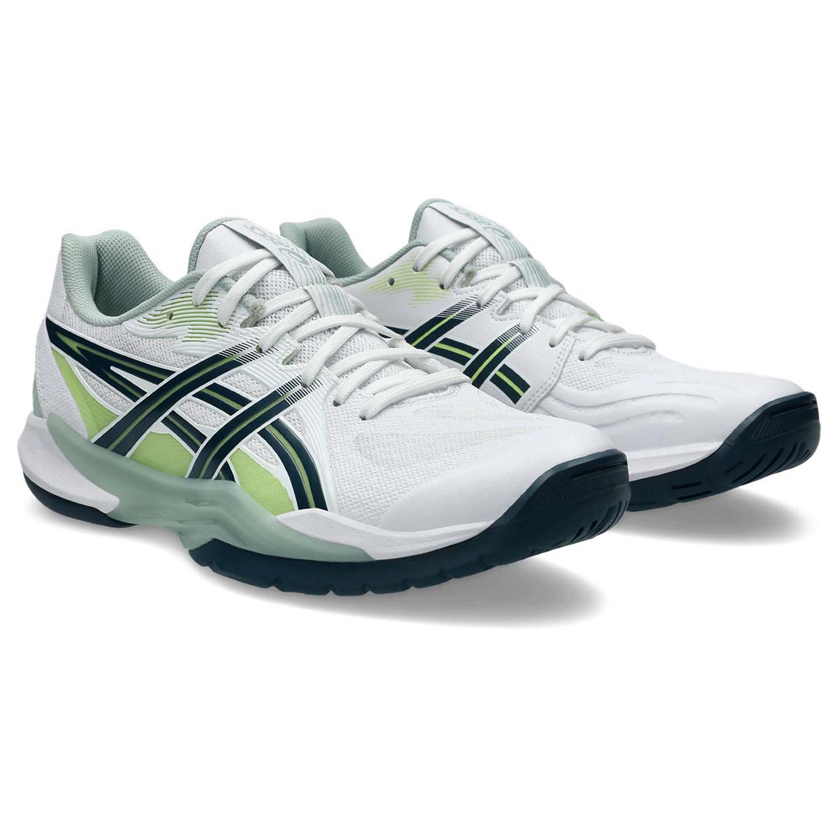 アシックス メンズ ハンドボールシューズ POWERBREAK FF（WHITE/TRANQUIL TEAL・サイズ：25.5cm） 1071A101-104-25.5 asics