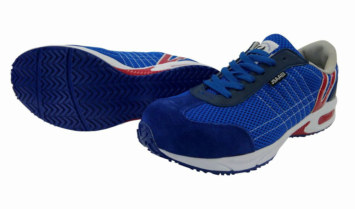 日進ゴム Hyper V #2000 プロスニーカー(ヒモ) ブルー 27.0cm JSAA B種認定 #2000-BLU-27.0 作業靴