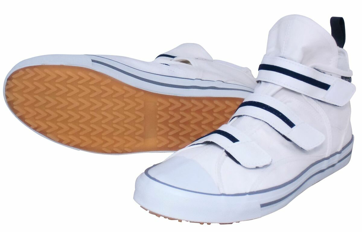 【返品種別B】□「返品種別」について詳しくはこちら□◆耐滑・クッション性に優れたハイパーVソール搭載の高所用作業靴。◆ミドルカット＆マジック仕様で、足首をガッチリ固定できるので屋根・高所作業に最適！　◆高い耐滑性能があり、水や油など滑りやすい場所での作業で効果を発揮！　◆屈曲性があり、ストレスを感じにくい！　◆レディースサイズ対応。■　仕　様　■材質(アッパー)：綿材質(ソール)：ゴム底材質(先芯)：なし質量(約)：380g(26.0cm片足)足幅：3E内容量：1足機能：ハイパーVソール(耐滑)[1200WH260]日進ゴムアウトドア＞DIY・工具＞保護具＞安全靴・作業靴