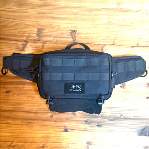 Bag - リーニア LG ボディーバッグ アルティメイト2 (ブラック) MSB-70-BLACK ライズファクトリー LINHA LG BODYBAG ULTIMATE2