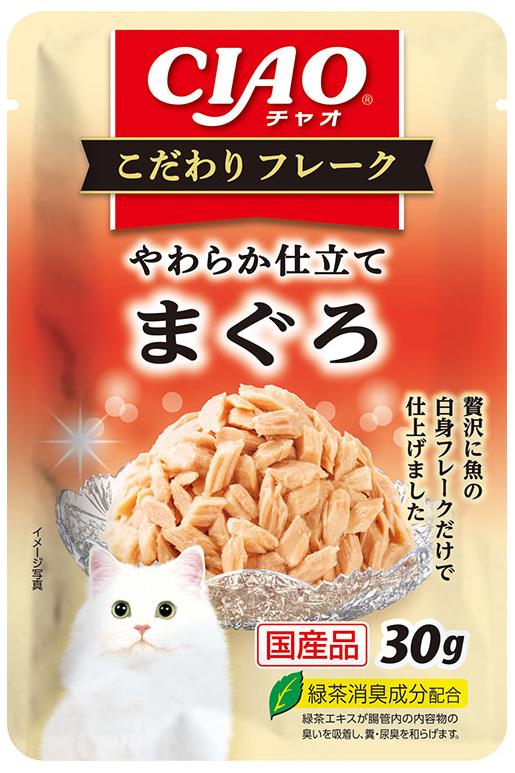 キャットフード　ウェット CIAO こだわりフレーク まぐろ 30g いなばペットフード CIAOコダフレ-ク マグロ 30G