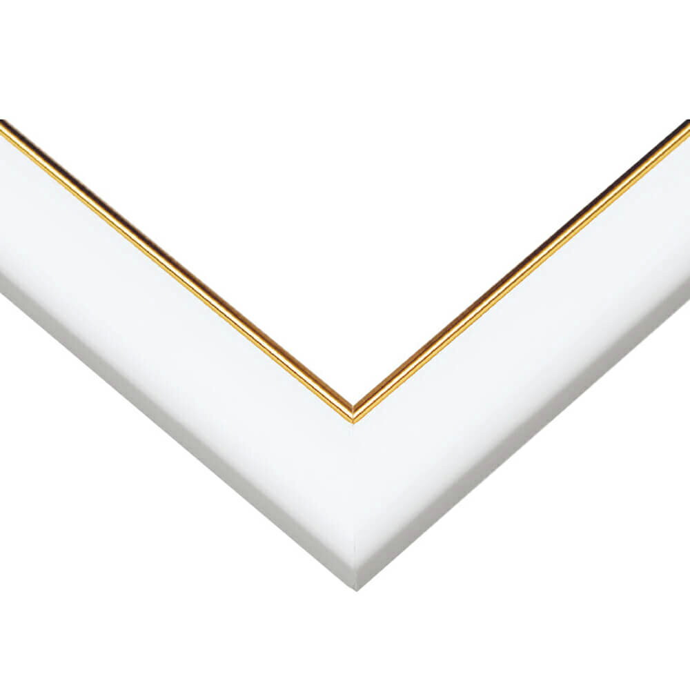 ビバリー ゴールドモール木製パネル シロ(サイズ：38cm×26cm)【MP031H】 ジグソーパズルパネル