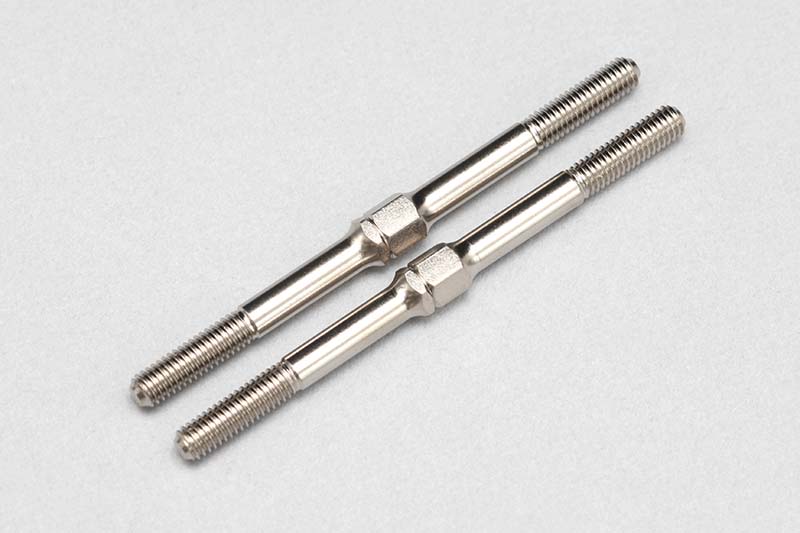 ヨコモ 48mm ターンバックル(ニッケル/対辺4mm ハードスチール製)【SD-TB48NA】 ラジコンパーツ