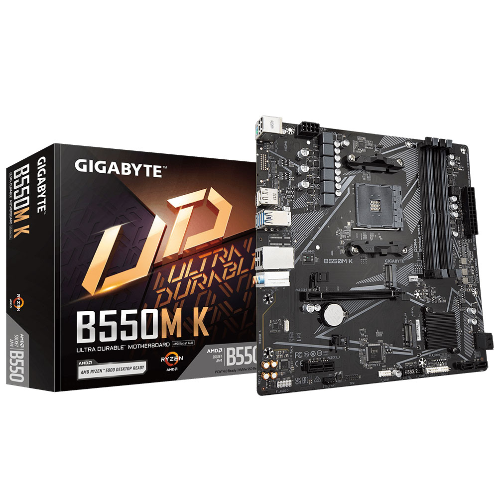 GIGABYTE B550M K / Micro ATX対応マザーボード B550M K