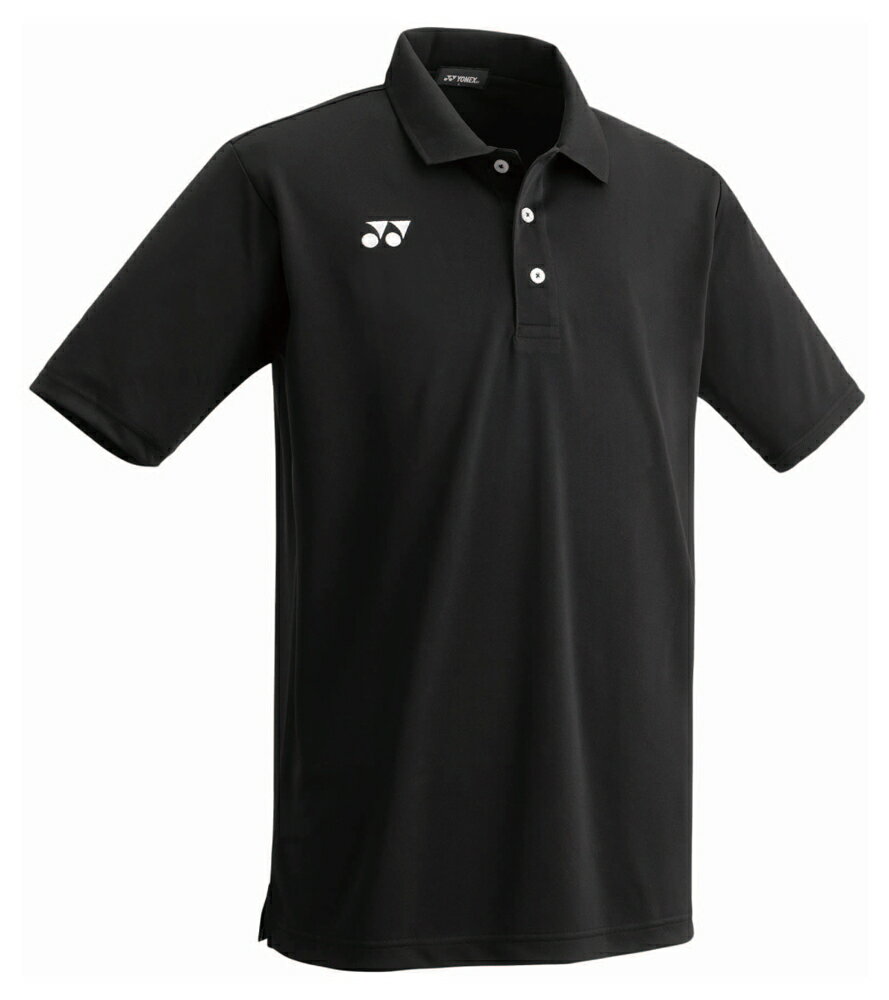 ヨネックス ユニセックス ポロシャツ（ブラック・サイズ：L） YO-FW1009-007-L YONEX