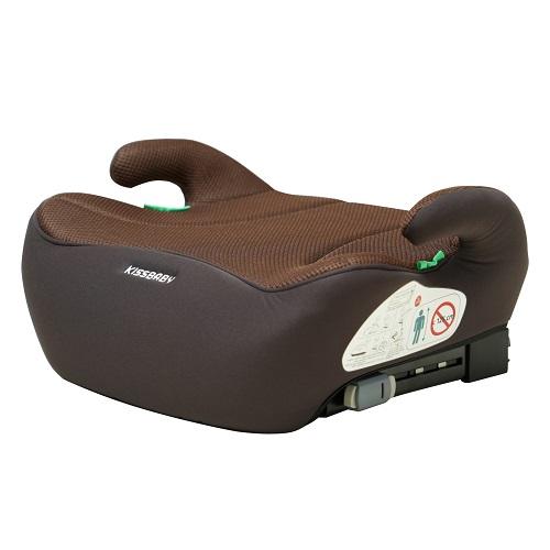 ベビー用品 チャイルドシート ブースターシート ISOFIX ブラウン 7歳～11歳頃まで(125cm～150cm) KISSBABY SIブ-スタ-シ-トISOBR