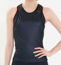 2XU（ツー・タイムズ・ユー） MX5482A-BLK/GLD-S 2XU ユニセックス トライアスロンウェアリアジップ スリーブレス トップス（BLK/GLD・..