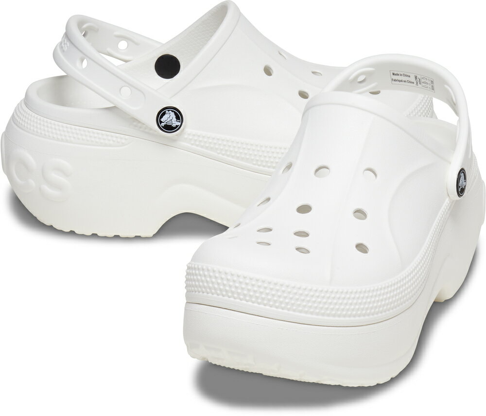 CROCS ベラ クロッグ（ホワイト・サイズ：M5/W7(23.0cm)） 210062-100-M5 クロックス サンダル BELLA CLOG