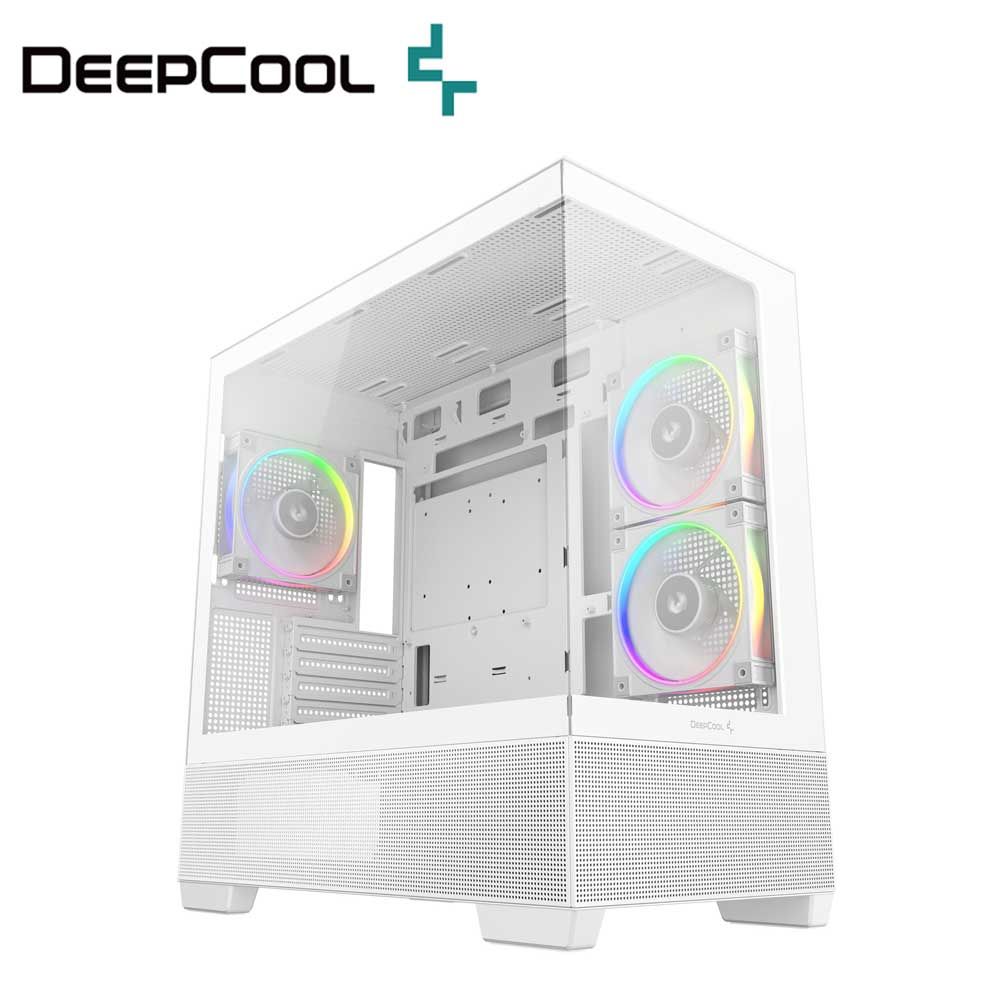DeepCool�åǥ����ץ����� Micro-ATX / Mini-ITX�б� CG380 3F �ߥɥ륿�PC�������ʥۥ磻�ȡ� R-CG380-WHAGM...