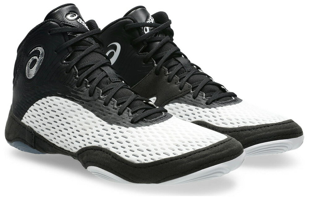 アシックス メンズ レスリングシューズ SPLIT ELITE（WHITE/BLACK・サイズ：25.5cm） 1081A066-100-25.5 asics