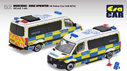 Era CAR 1/64@52 MERCEDESBENZ SPRINTER HK Police Car (AM 8276) ZfXxcXv^[`x@yMB21SPR5201z ~jJ[