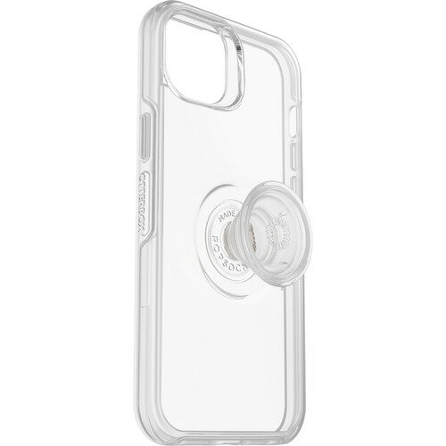 OtterBox（オッターボックス） iPhone 14 Plus用 PopSockets PopGrip一体型ケース OTTER POP SYMMETRY CLEAR CLEAR POP 77-88776