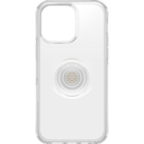 OtterBox（オッターボックス） iPhone 14 Pro Max用 PopSockets PopGrip一体型ケース OTTER + POP SYMMETRY CLEAR CLEAR POP 77-88813