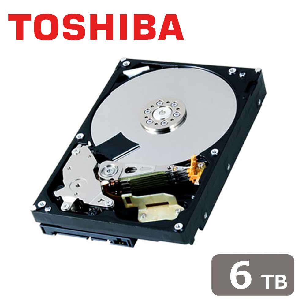 TOSHIBA（東芝） DT02シリーズ(デスクトップPC向け) 3.5インチ 内蔵ハードディスク 6TB（簡易パッケージ） SATA6Gb/s 128MiB 5400rpm 1年保証 DT02ABA600