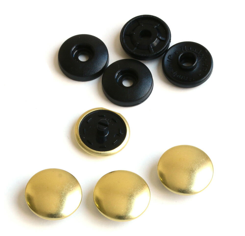 NBK イージースナップボタン φ14mm ゴールド F12-311-50
