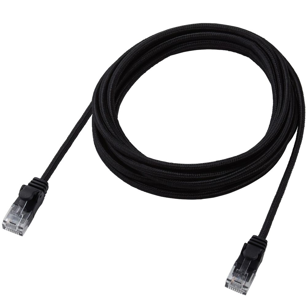 Cross （~5 m） - エレコム Cat6A LANケーブル 高耐久 ストレート RoHS指令適合 3m（ブラック） LD-GPAM/BK30