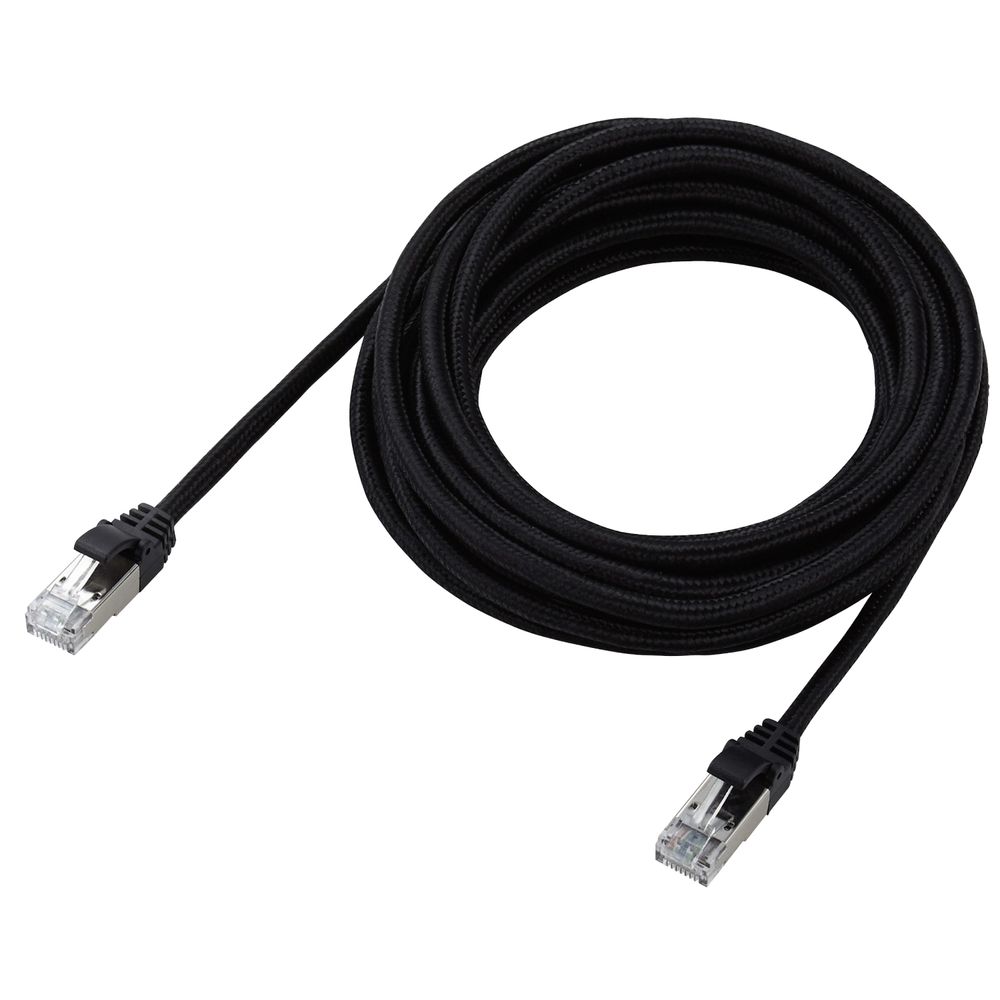 エレコム Cat8 LANケーブル 高耐久 ストレート RoHS指令適合 5m（ブラック） LD-OCM/BK50