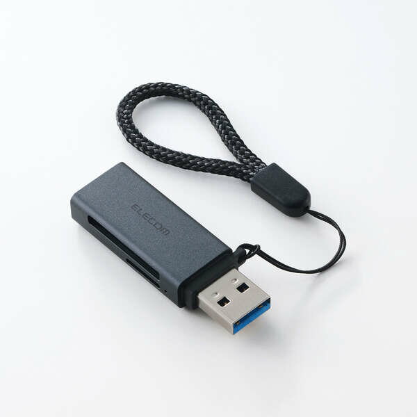 エレコム USB-A 直挿しメモリーカードリーダー(UHS-I) MR3-D20BK