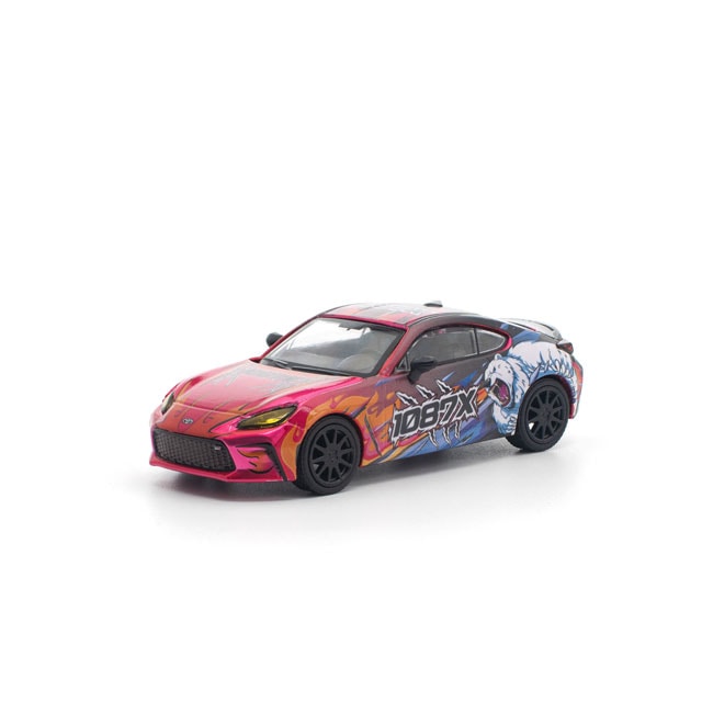 POP RACE 1/64 1087X GR86 カップ【PR640207】 ミニカー