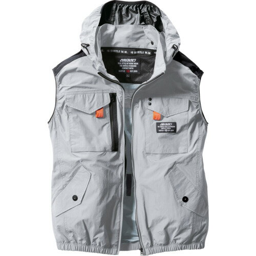 バートル ACタクティカルベスト AC1154 60アッシュグレー XL AC1154-60-XL BURTLE