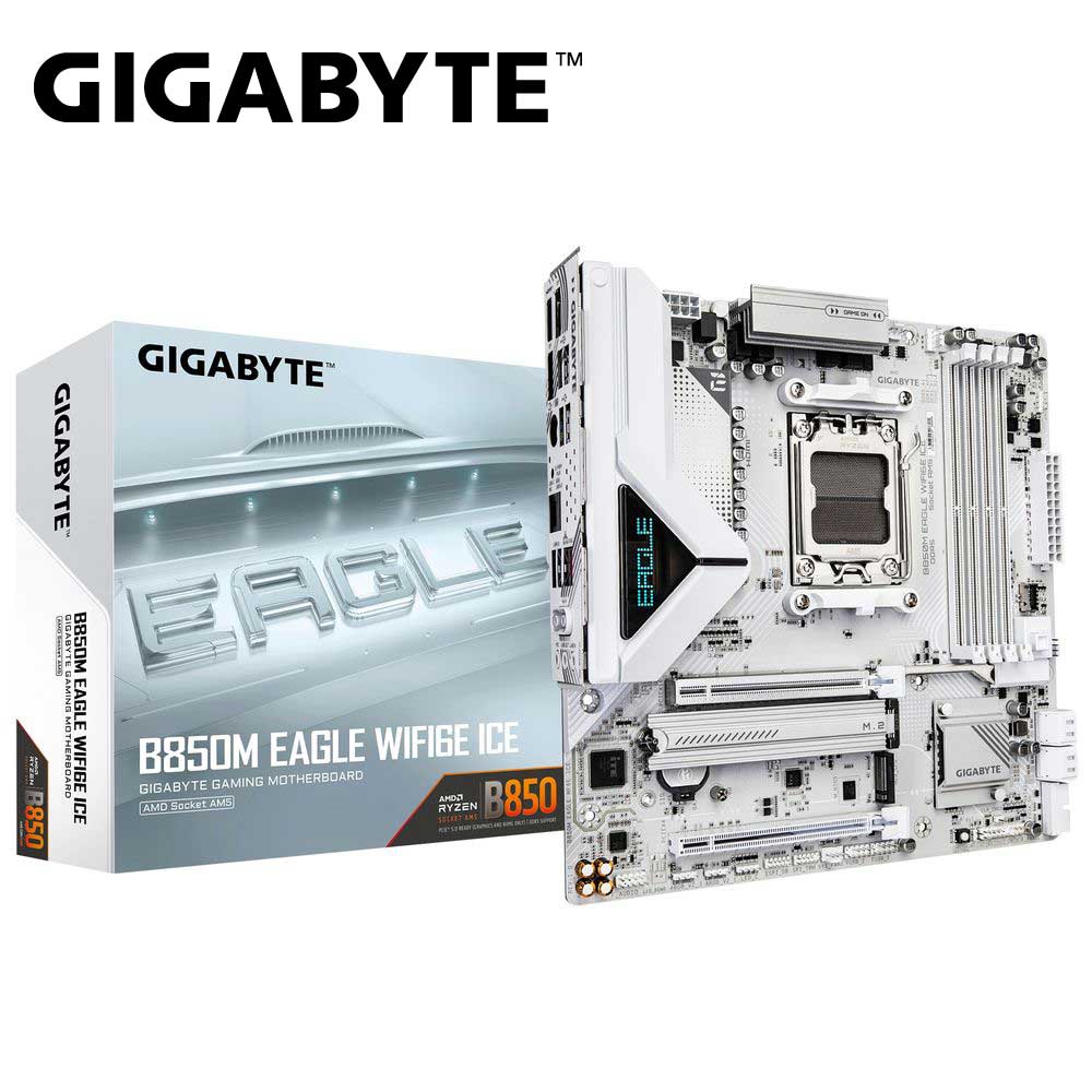 GIGABYTE｜ギガバイト GIGABYTE B850M EAGLE WIFI6E ICE マザーボード（ホワイト） B850MEAGLEWF6EICE