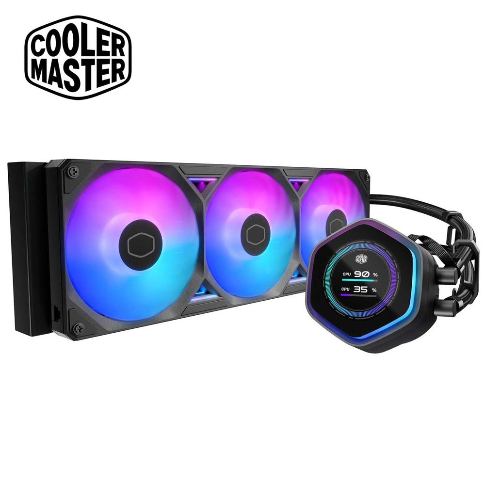 Other - Cooler Master｜クーラーマスター 水冷一体型CPUクーラー ML 360 Atmos II LCD ARGB（ブラック） MLX-D36M-A25SZ-L1