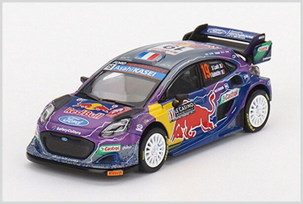 MINI－GT 1/64 フォード プーマ Rally1 モンテカルロラリー 2022 優勝車 #19 M-Sport Ford WRT(左ハンドル)【MGT00533-L】 ミニカー