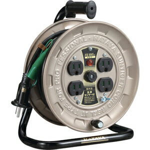 ハタヤリミテッド 温度センサー付コードリール単相100V10M　アース付 JT3101KS